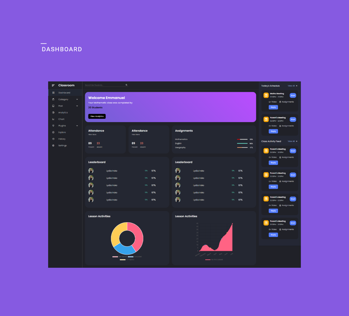 Dashboard Design